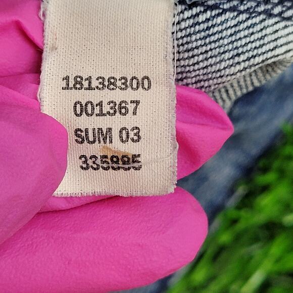 Vintage 90s GAP Denim Jacket Womens 2XS/XS 16x20 Faded Blue - Picture 11 of 15